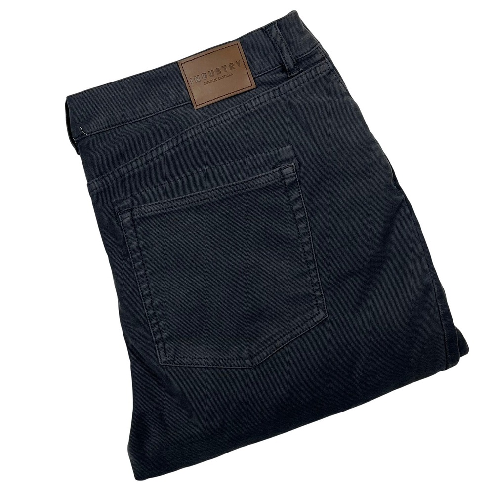 Industry Straight‎ Leg Pants Mens 36x32 (Fits 38x31) Charcoal Grey 5-Pocket
